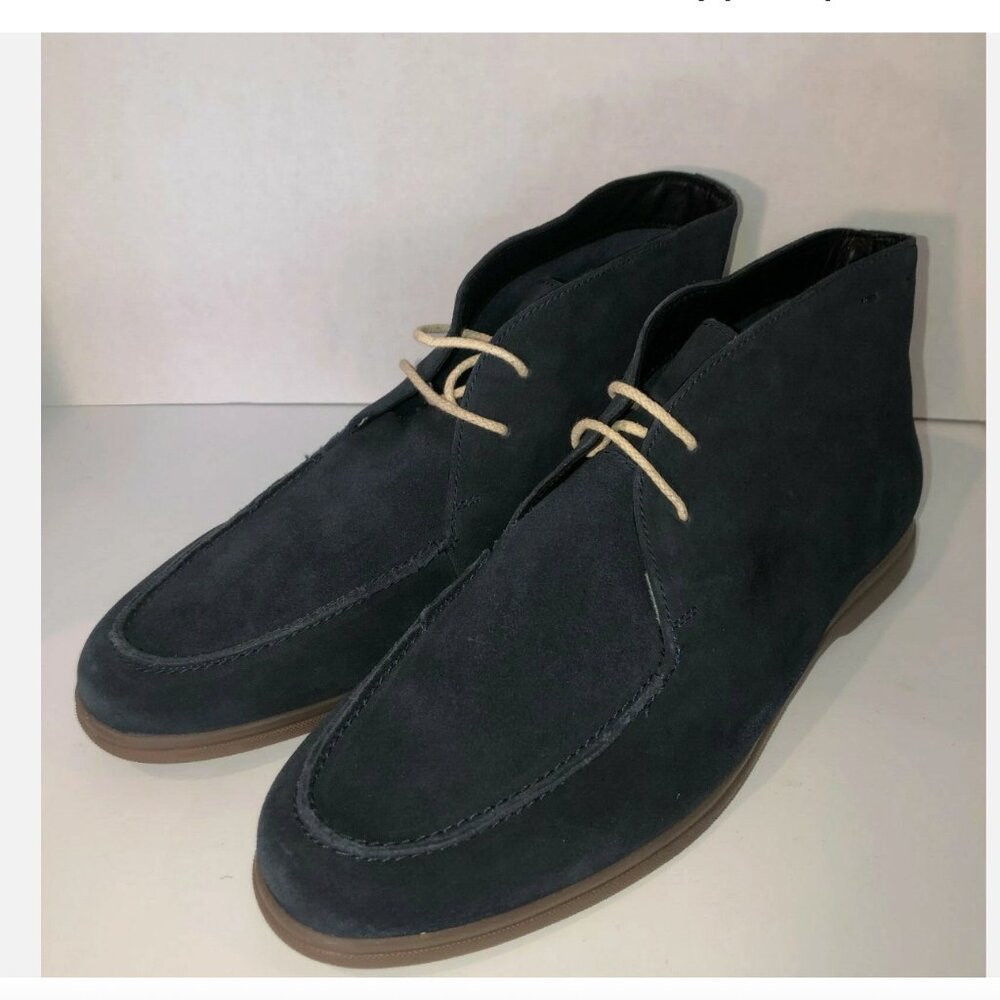 Modern Fiction Diction Suede Mov Navy Chukka Boot Size 12 NEW